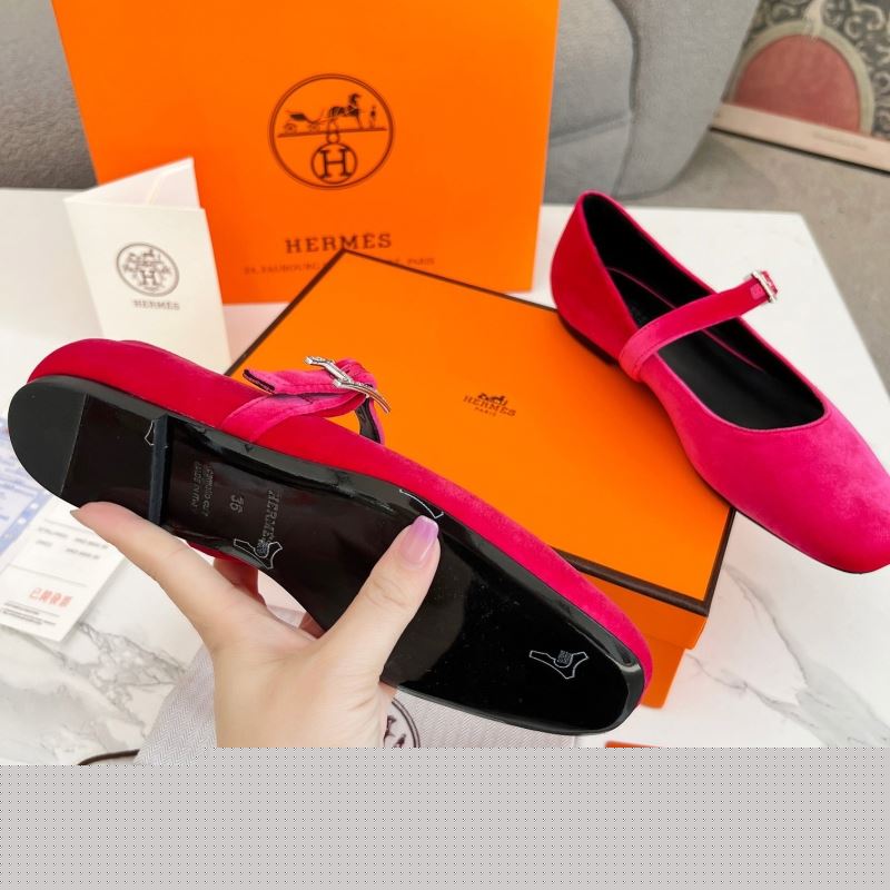H**mes flat shoes